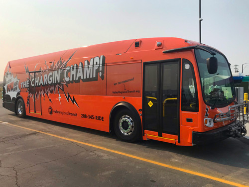 Photo of electric bus